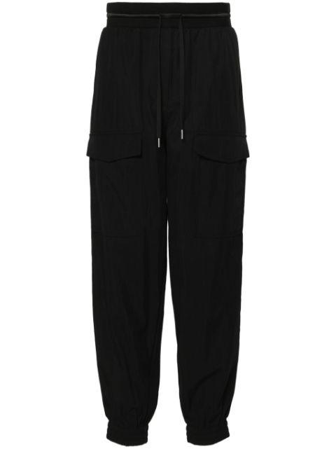 tapered cargo trousers by HELMUT LANG