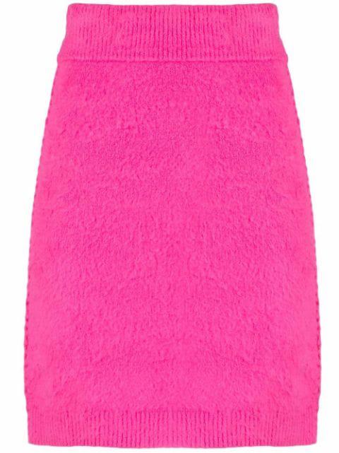 textured knit pencil skirt by HELMUT LANG