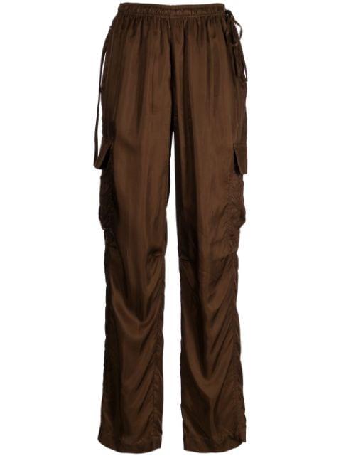 wide-leg cargo pants by HELMUT LANG