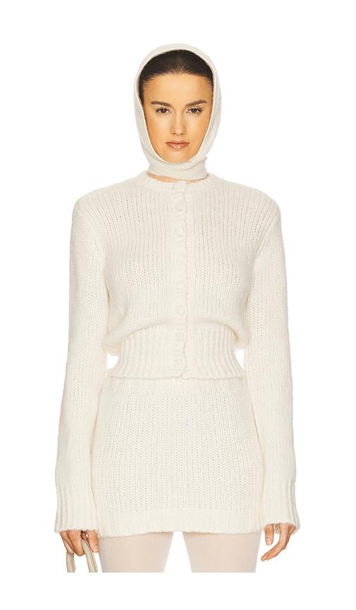Helsa Annabelle Cardigan in Ivory by HELSA