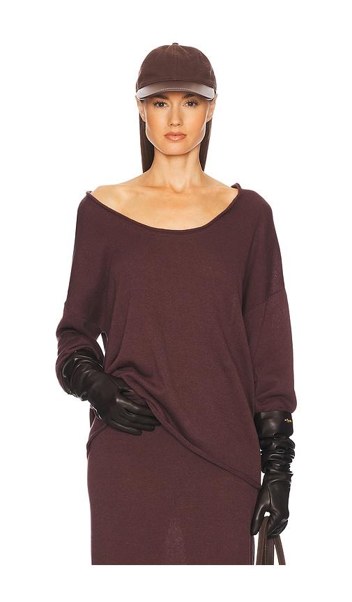 Helsa Palmer Sweater in Brown by HELSA
