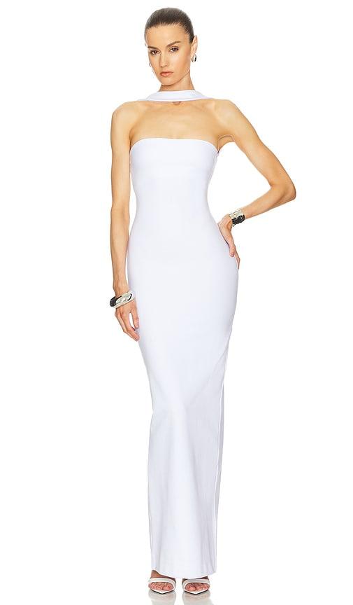 Helsa The Stephanie Dress in White by HELSA
