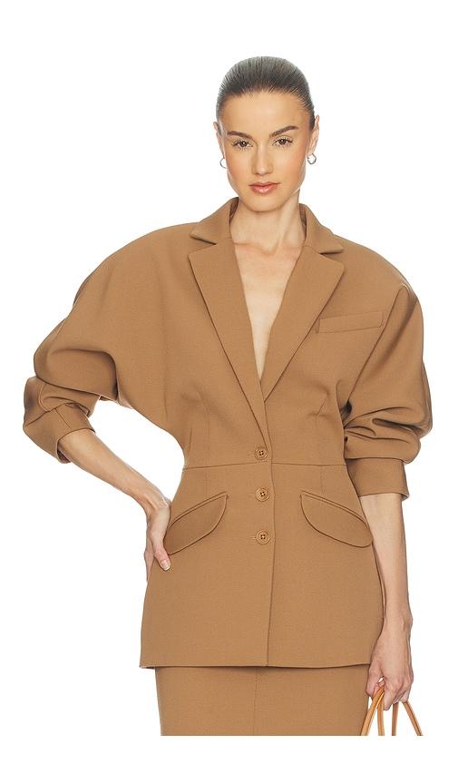 Helsa Vintage Dolman Blazer in Tan by HELSA