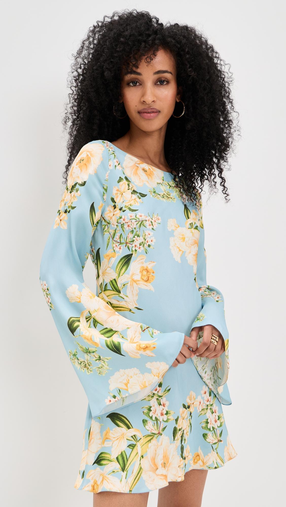 Floral Mini Dress by HEMANT AND NANDITA