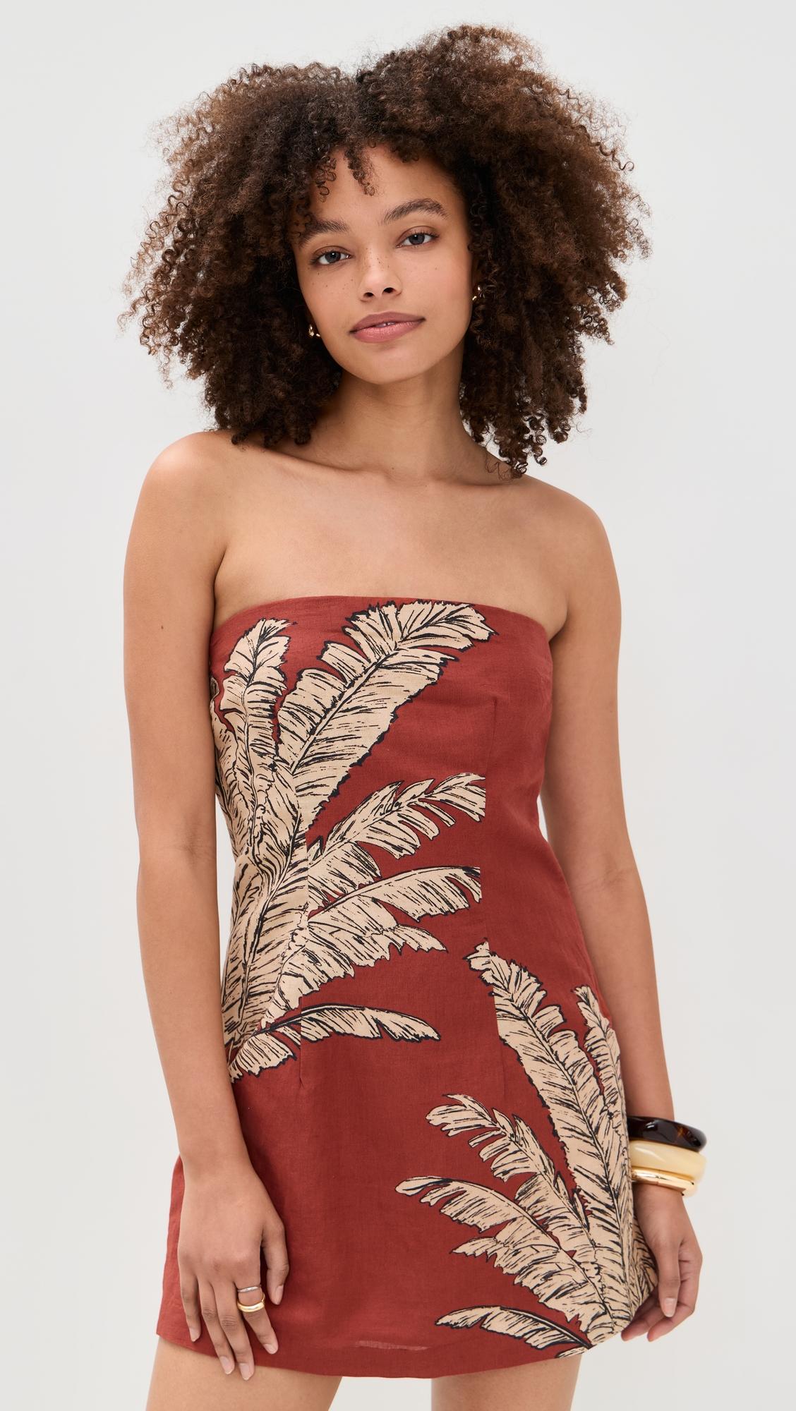 Strapless Mini Dress by HEMANT AND NANDITA