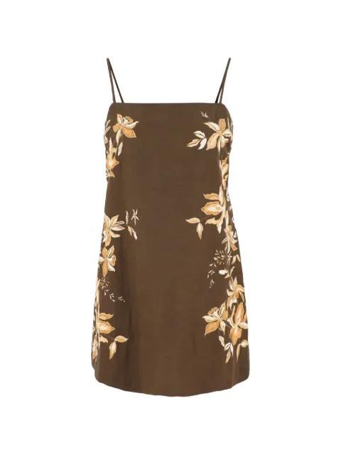 Bota floral mini dress by HEMANT&NANDITA