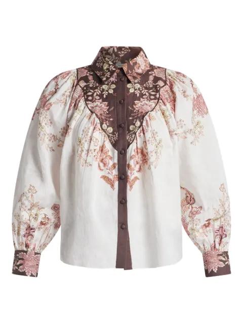 Diza floral buttoned shirt by HEMANT&NANDITA