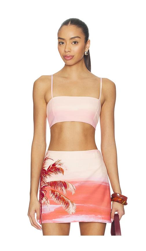 HEMANT AND NANDITA Bandeau in Pink, Rose by HEMANT&NANDITA
