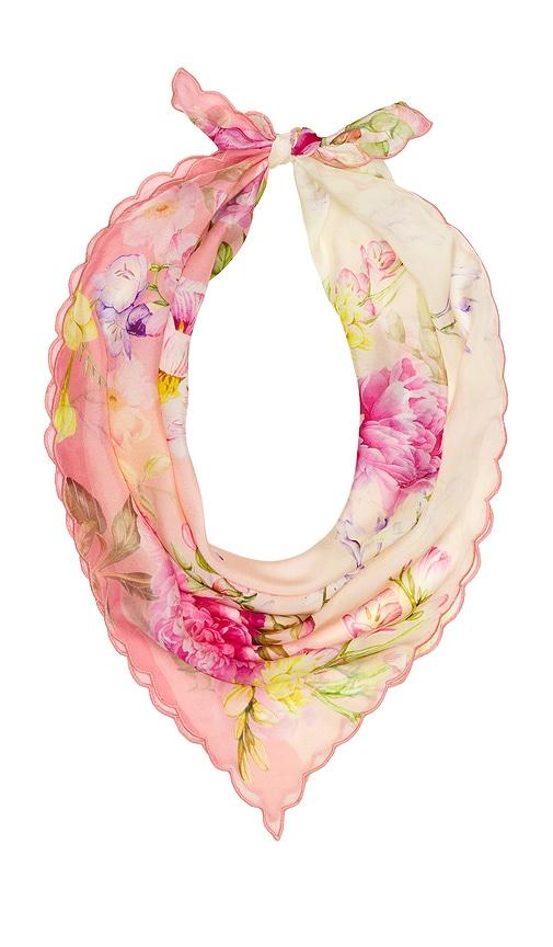 HEMANT AND NANDITA Scarf in Pink by HEMANT&NANDITA