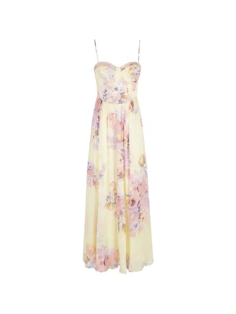 Kysha floral midi dress by HEMANT&NANDITA