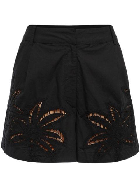 Lani cotton mini shorts by HEMANT&NANDITA