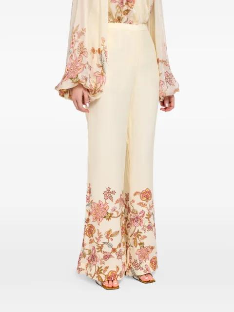 Riah flared-leg trousers by HEMANT&NANDITA
