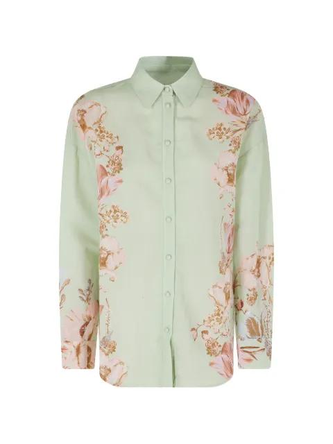 floral-print long-sleeve shirt by HEMANT&NANDITA