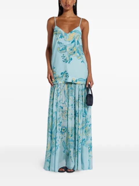 floral-print maxi dress by HEMANT&NANDITA
