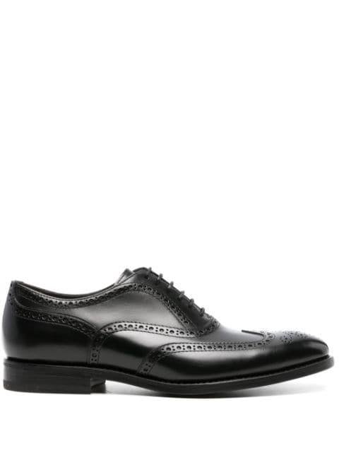 almond-toe leather brogues by HENDERSON BARACCO