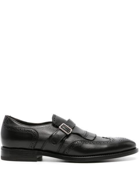 almond-toe leather brogues by HENDERSON BARACCO