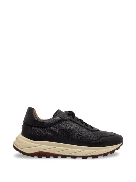 grainy-leather sneakers by HENDERSON BARACCO