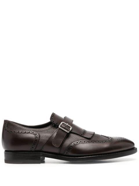 perforated buckled monk shoes by HENDERSON BARACCO