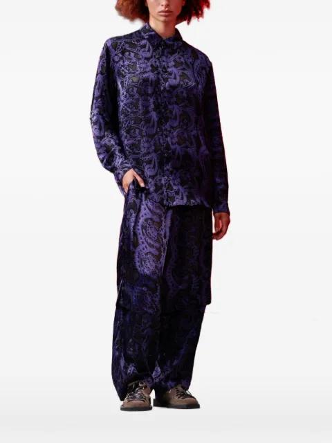 Burnout floral-print shirt by HENRIK VIBSKOV