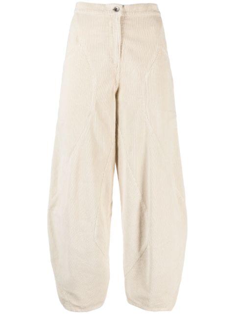 Digi cropped corduroy trousers by HENRIK VIBSKOV