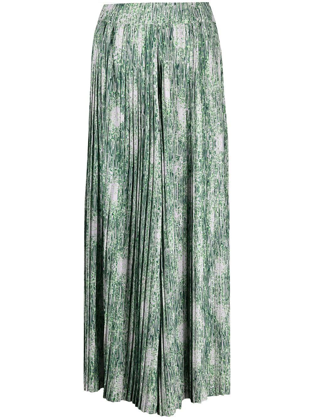 Jelly plisse palazzo trousers by HENRIK VIBSKOV