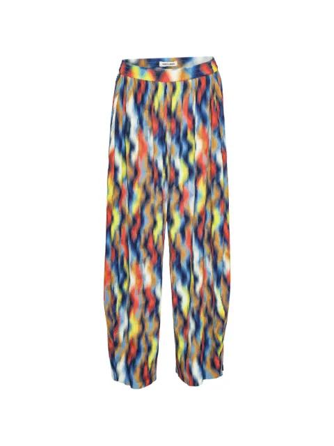 O Pants plissé-effect palazzo pants by HENRIK VIBSKOV