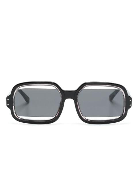 Olga rectangle-frame sunglasses by HENRIK VIBSKOV