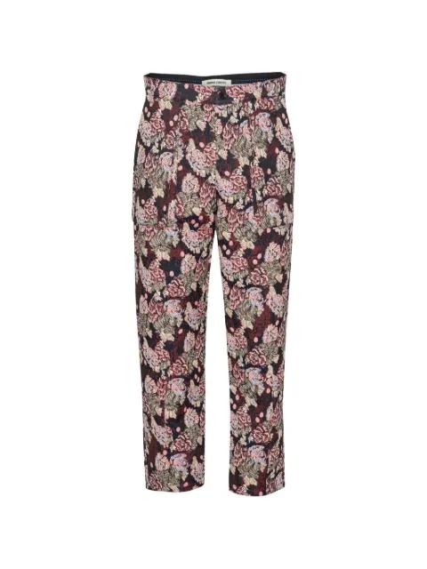 Razor floral-print trousers by HENRIK VIBSKOV