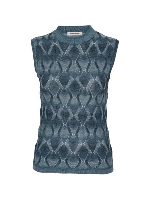 Resonance pointelle-knit top by HENRIK VIBSKOV
