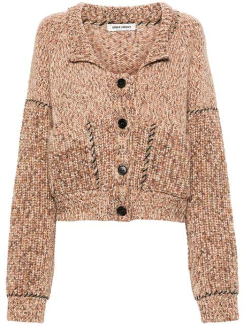 Stitch mélange cardigan by HENRIK VIBSKOV
