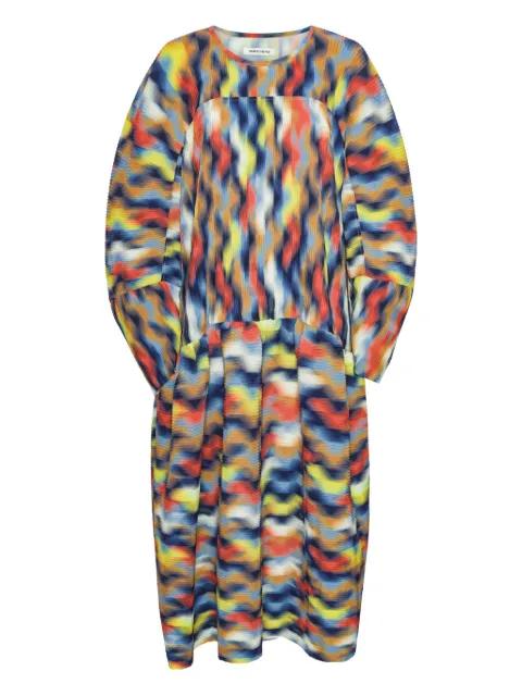 Wavy Cubes dress by HENRIK VIBSKOV