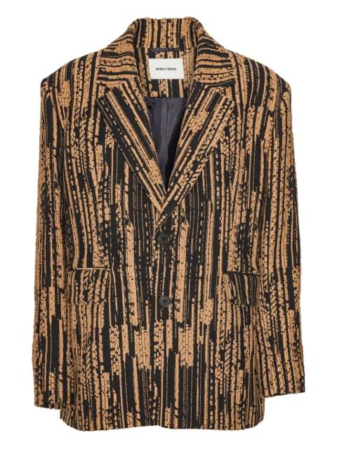 buttoned striped jacket by HENRIK VIBSKOV