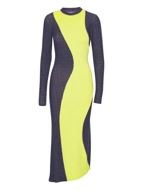 colour-block midi dress by HENRIK VIBSKOV