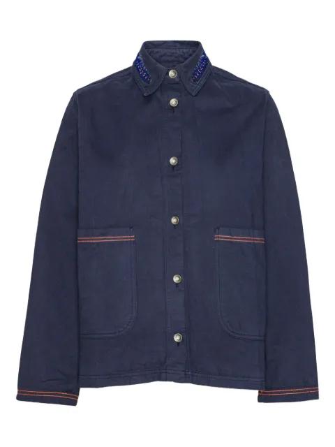 embroidered-pocket jacket by HENRIK VIBSKOV