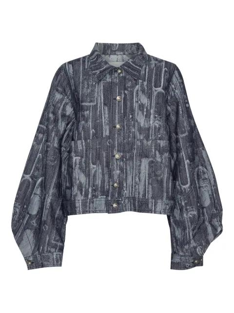 printed denim jacket by HENRIK VIBSKOV