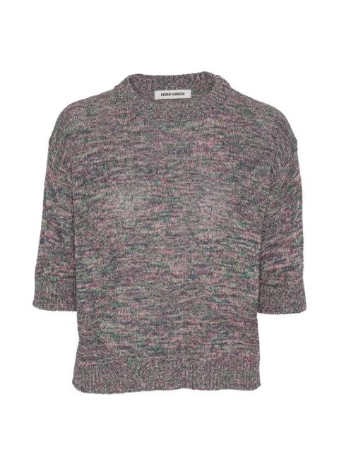 ribbed-trim sweater by HENRIK VIBSKOV