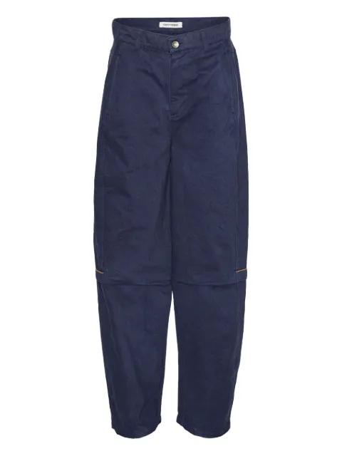 seam-detail trousers by HENRIK VIBSKOV