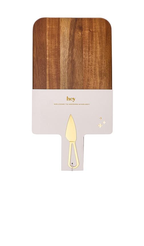 Here's How The Garth Cheese Board & Knife Set in Neutral by HERE'S HOW