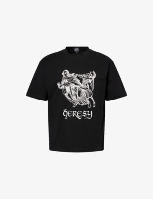 Heretic Graphic-Print Cotton T-Shirt by HERESY