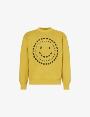 Smiler Motif Cotton Jumper by HERESY