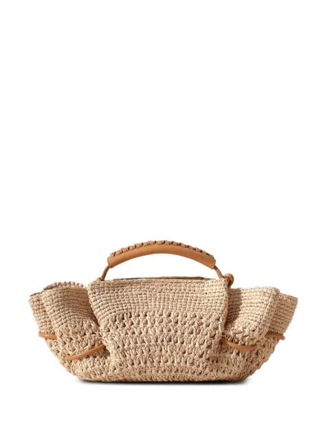 Arta crochet raffia tote bag by HEREU