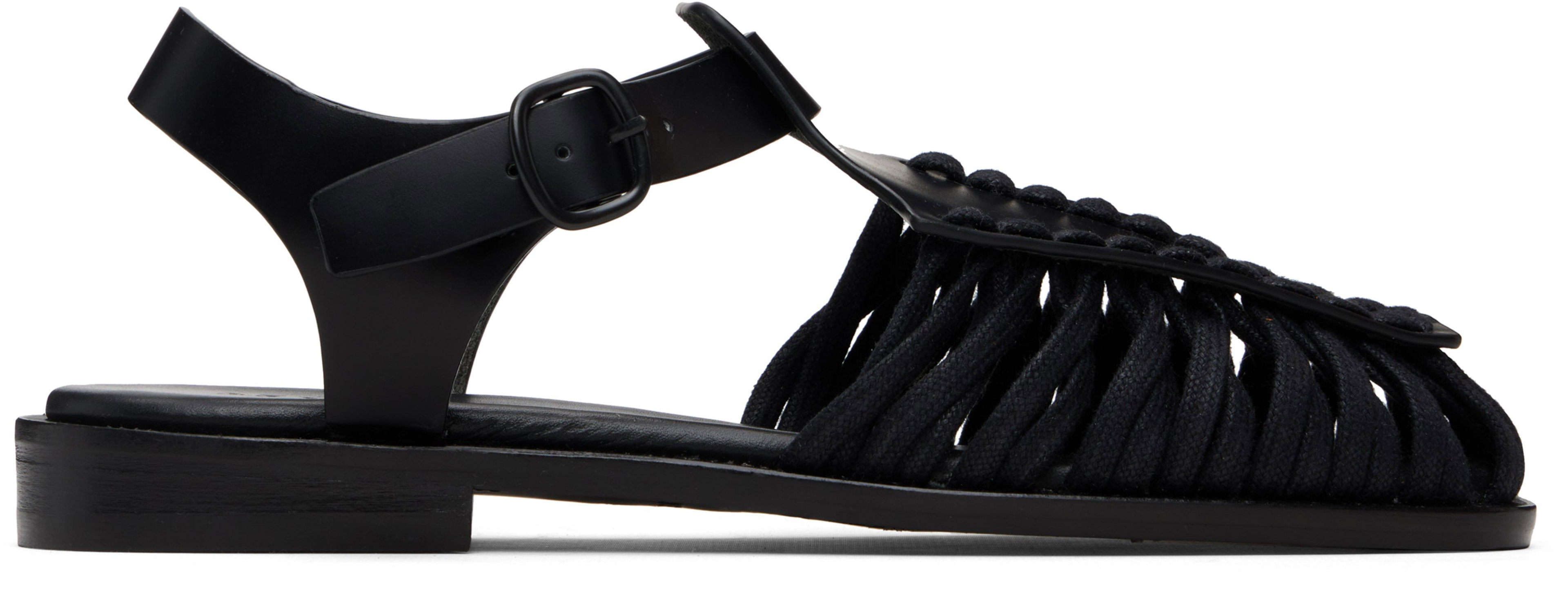 Black Alaro Sandals by HEREU