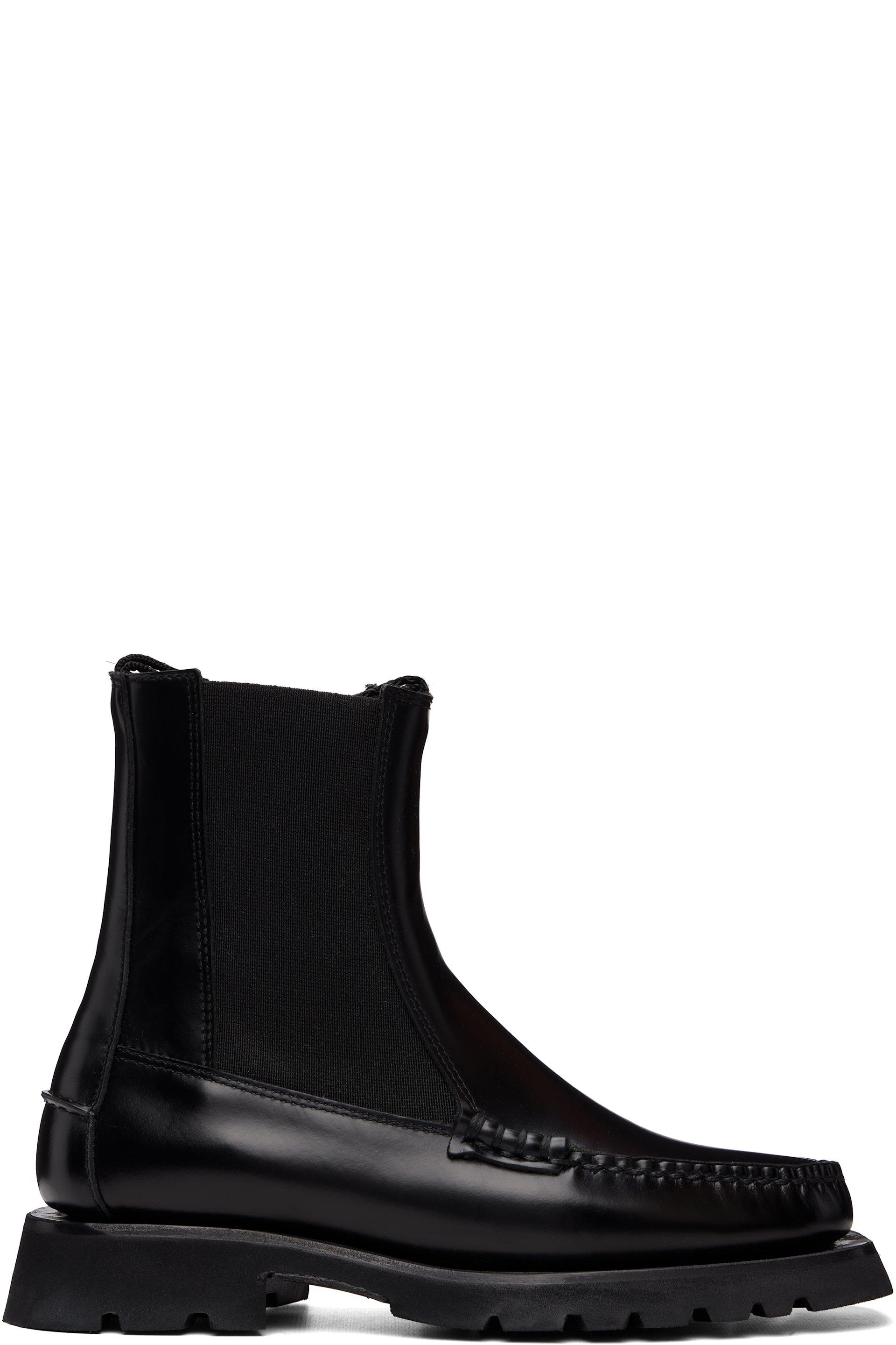 Black Alda Sport Chelsea Boots by HEREU