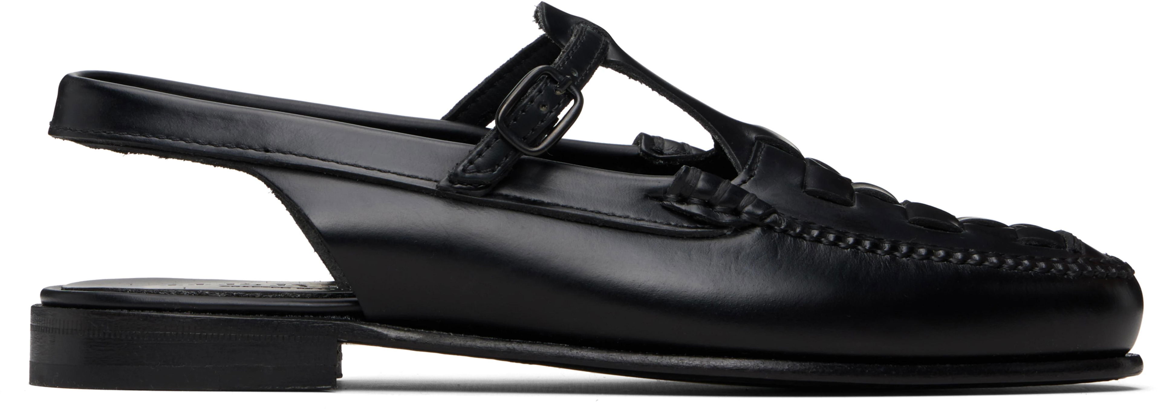 Black Roqueta Loafers by HEREU