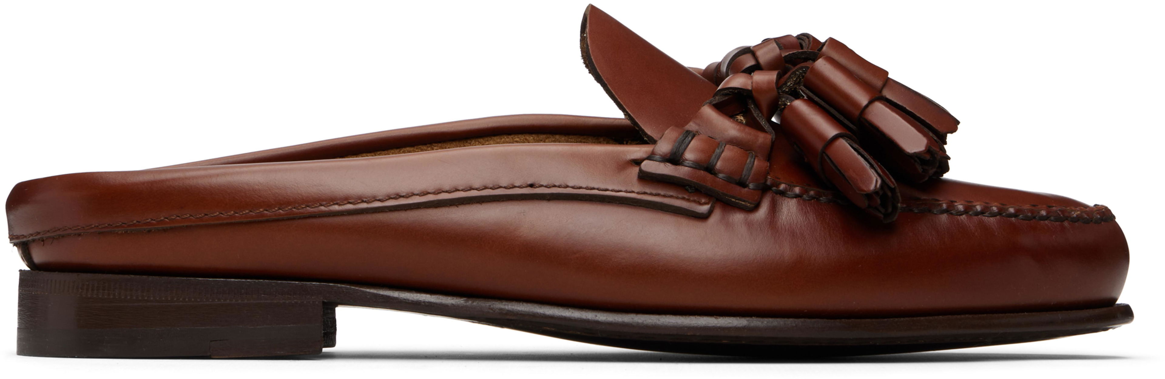 Brown Borlada Slip-on Loafers by HEREU