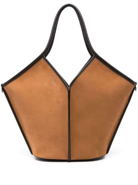 Calella leather tote bag by HEREU