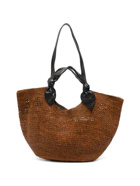 Fonol woven knotted tote bag by HEREU