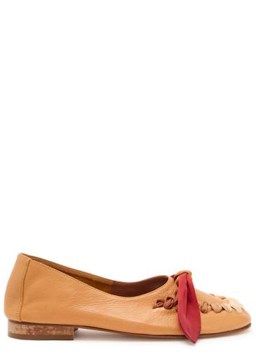 Juliol Foulard leather loafers by HEREU