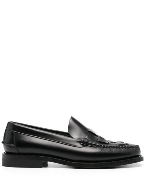 Nombela interwoven leather loafers by HEREU