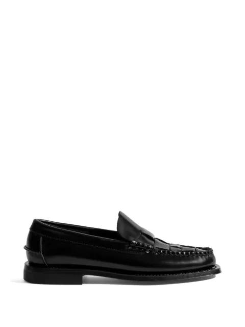Nombela woven leather loafers by HEREU